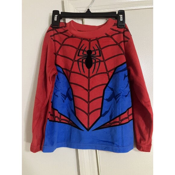 Marvel Spiderman Kids 2Pc Pajama Set Size S (6) Cozy Sleepwear Soft - Picture 1 of 8